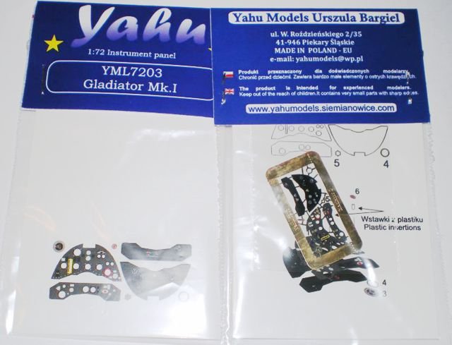 Yahu YML7203 Gladiator Mk.I (Airfix / Sword / Pavla) 1/72