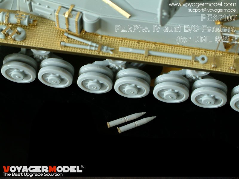 Voyager Model PE35107 Pz.kPfw. IV Ausf B/C (For DRAGON 6297) 1/35 – zdjęcie 10