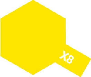 Tamiya X8 Lemon Yellow (81508) Acrylic paint 10ml – zdjęcie 2