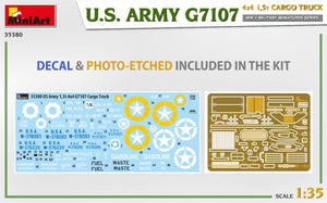 MiniArt 35380 U.S. ARMY G7107 4X4 1,5t CARGO TRUCK 1/35 – zdjęcie 2