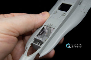 Quinta Studio QD48040 F/A-18С (late) 3D-Printed &amp;amp; coloured Interior on decal paper (for Kinetic) 1/48 – zdjęcie 5
