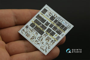Quinta Studio QD35117 AH-64D Extended forward avionics bays 3D-Printed &amp;amp; colored Interior on decal paper (Meng) 1/35 – image 3