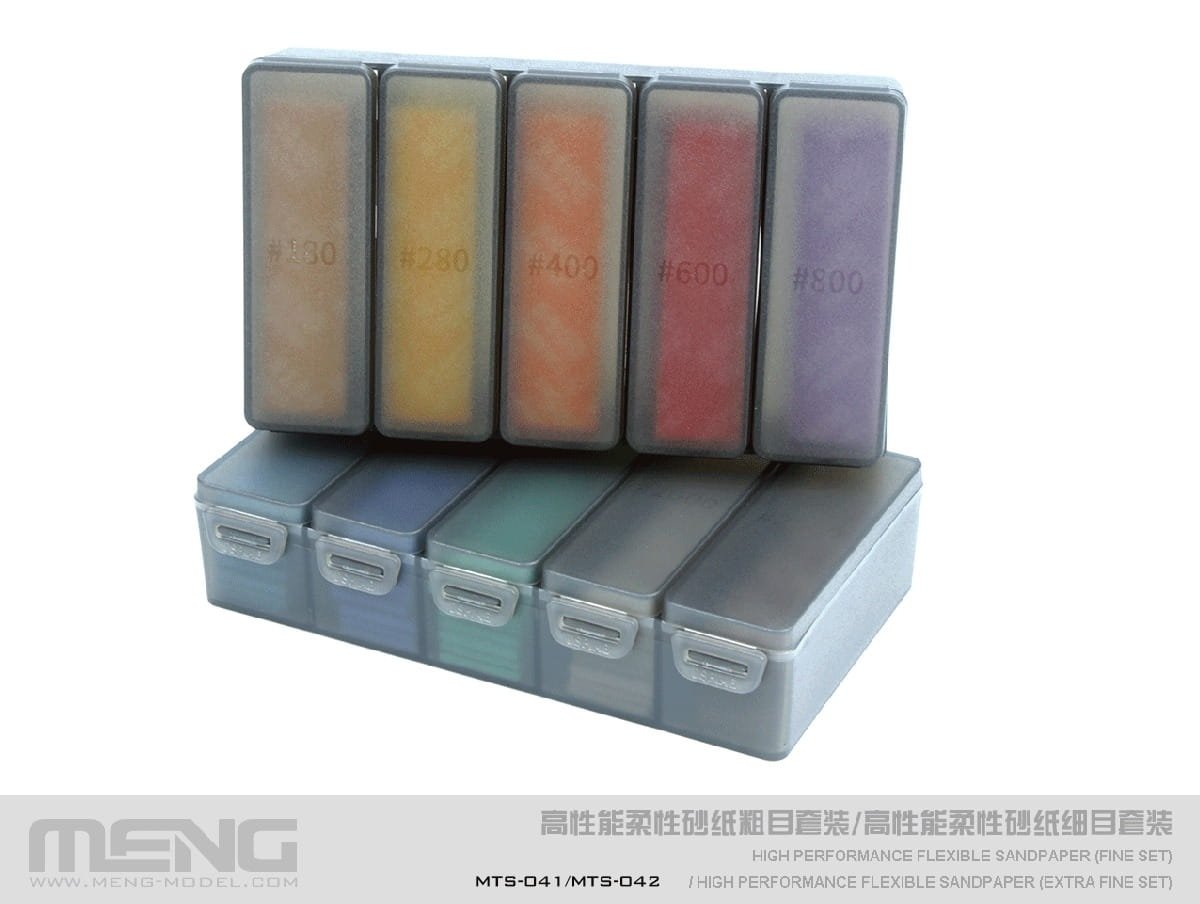 Meng Model MTS-041 High Performance Flexible Sandpaper (FineSet) (sanding set) – image 7