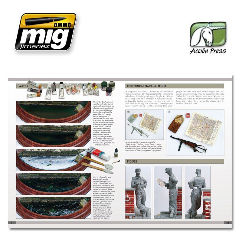 AMMO of Mig EURO0012 Jimenez LANDSCAPES OF WAR: THE GREATEST GUIDE - DIORAMAS Vol.III - Rural Enviroments (English) – zdjęcie 5