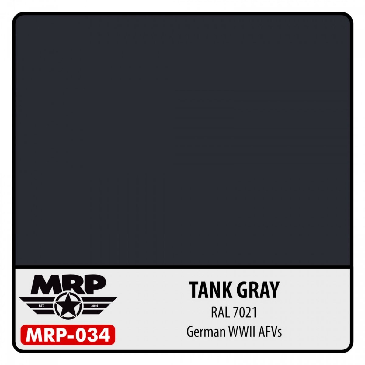 MR. Paint MRP-034 Tank Gray RAL 7021 WWII German AFV 30ml