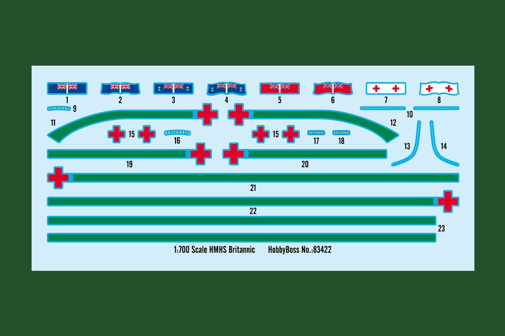 Hobby Boss 83422 HMHS Britannic 1/700 – image 20