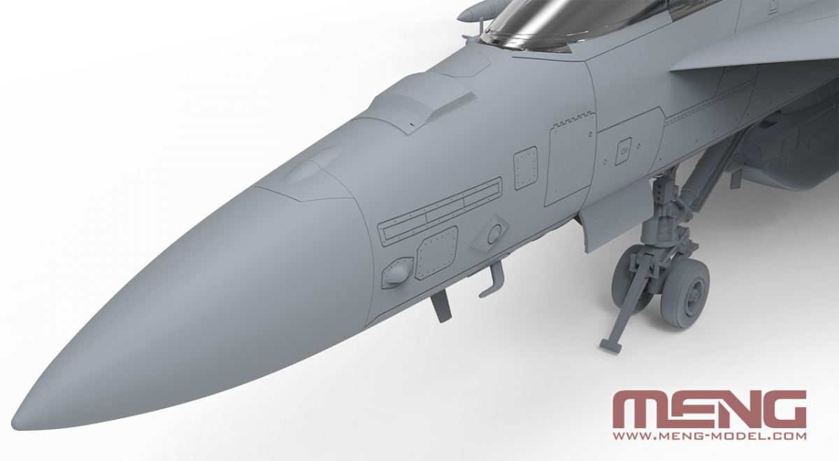 Meng LS-019 Boeing EA-18G Growler Electronic Attack Aircraft Yellow Jackets 1/48 – zdjęcie 6