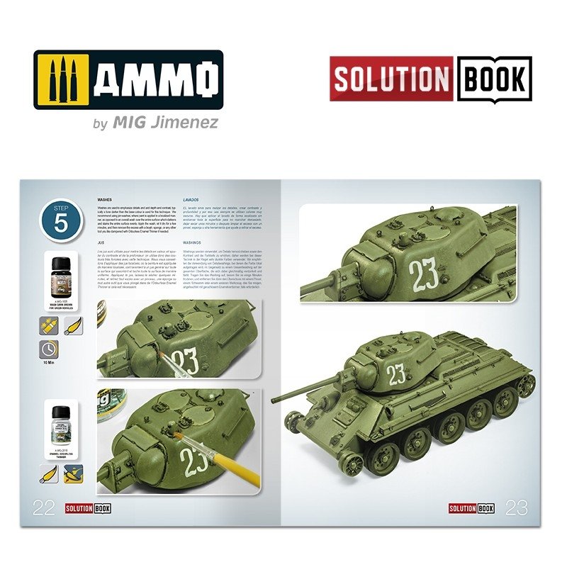AMMO of Mig Jimenez 7900 Solution Box MINI - 4BO Green Vehicles – zdjęcie 4