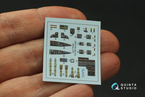 Quinta Studio QD72141 Me 410 3D-Printed coloured Interior on decal paper (Airfix) 1/72 – zdjęcie 5