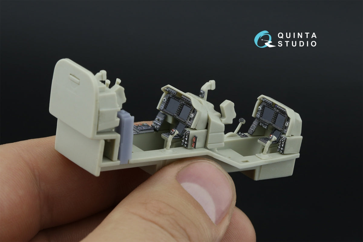 Quinta Studio QDS-48535 AH-1Z Zulu Cobra/Viper 3D-Printed &amp;amp; coloured Interior on decal paper (KittyHawk) (small version) 1/48 – imagen 6