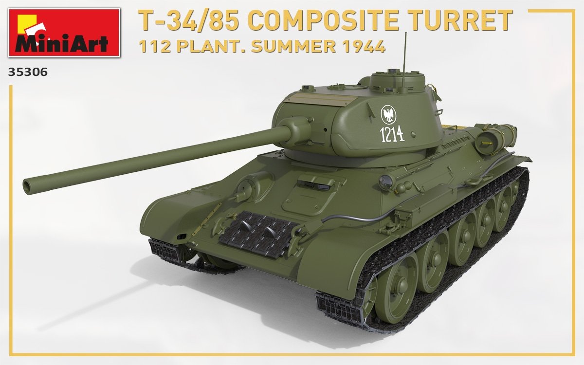 MiniArt 35306 T-34/85 COMPOSITE TURRET. 112 PLANT. SUMMER 1944 1/35 – image 12
