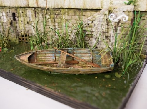 RT-Diorama 35308 Diorama Base: &amp;quot;Marne River Port&amp;quot; WWI 1/35 – image 3