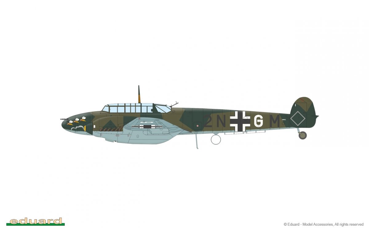 Eduard 8209 Bf 110C 1/48 – imagen 17