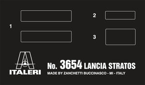 Italeri 3654 LANCIA STRATOS HF 1/24 – image 5