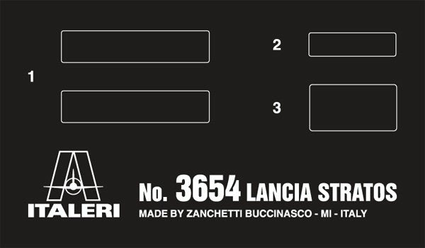 Italeri 3654 LANCIA STRATOS HF 1/24 – image 5