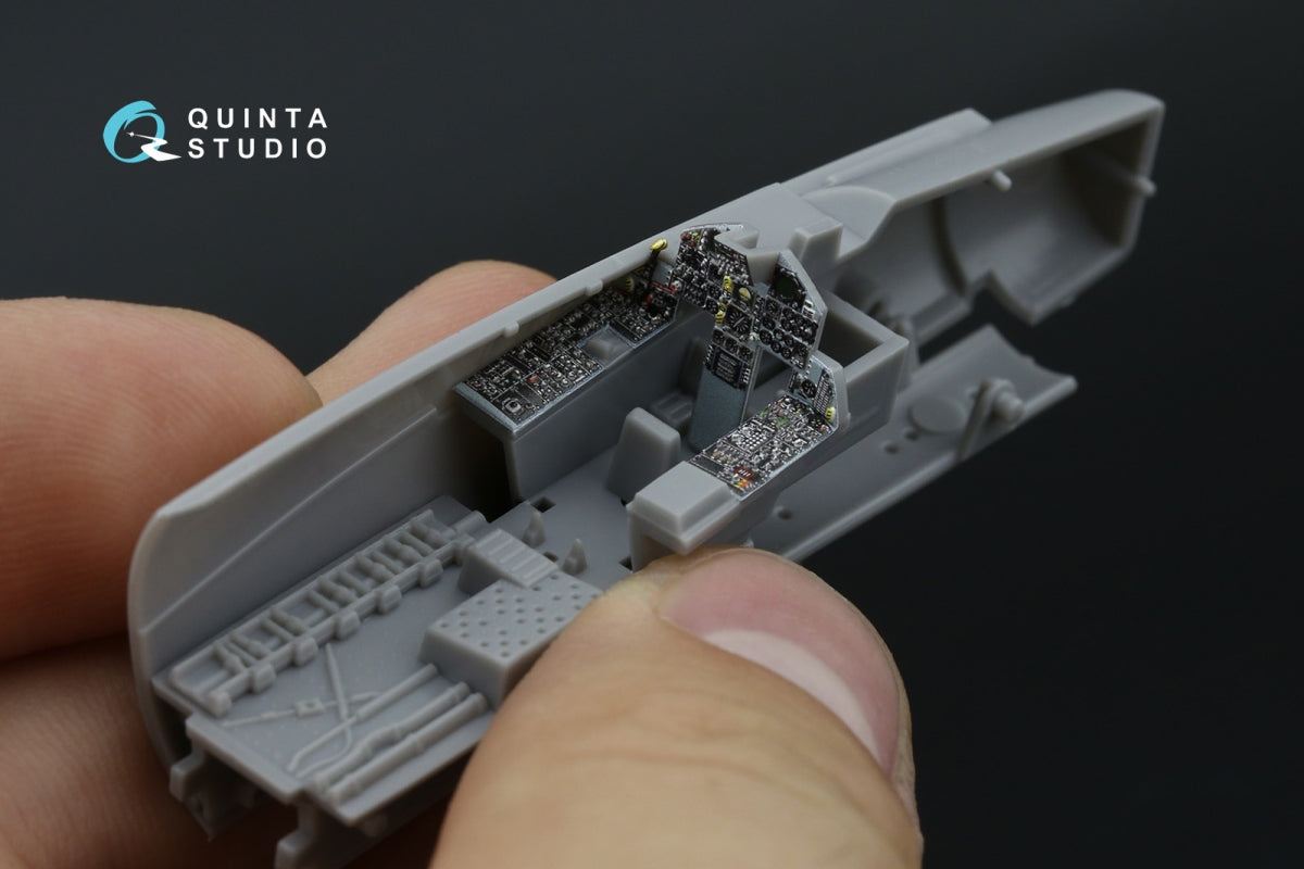 Quinta Studio QD72186 F-15C Early/J Early 3D-Printed &amp;amp; colored Interior on decal paper (Fine Molds) 1/72 – image 11