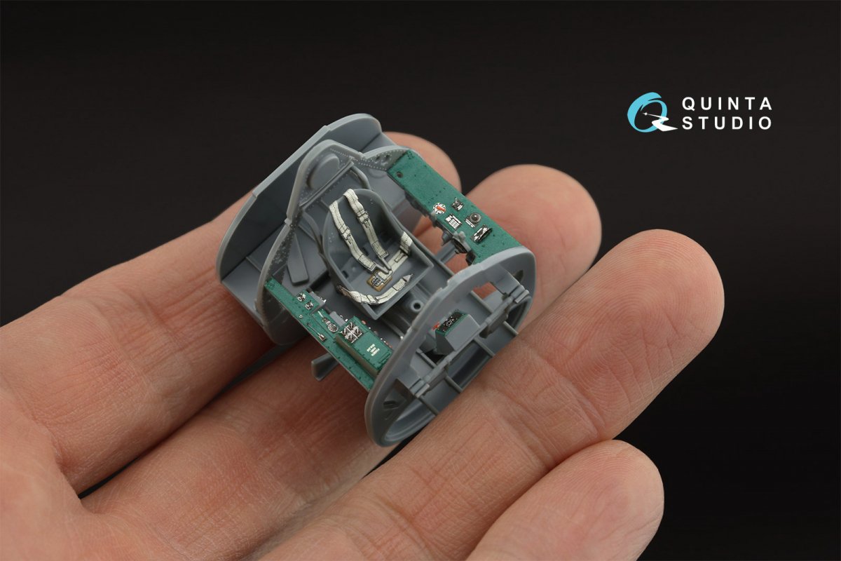 Quinta Studio QD48319 F4F-3 late 3D-Printed &amp;amp; coloured Interior on decal paper (Eduard) 1/48 – zdjęcie 9