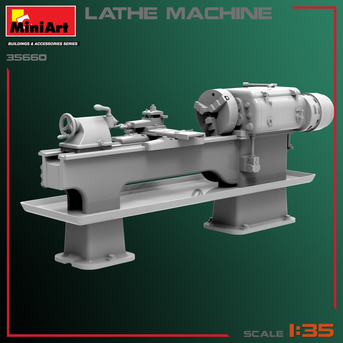 MiniArt 35660 LATHE MACHINE 1/35 – zdjęcie 4