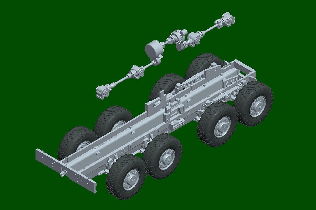 Trumpeter 07195 MAZ-537G Late production type with MAZ/ChMZAP-5247G semitrailer 1/72 – zdjęcie 7