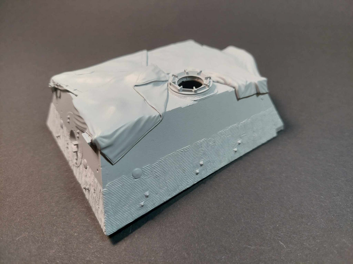 Panzer Art RE35-752 Elefant”upper hull with canvas cover 1/35 – zdjęcie 5