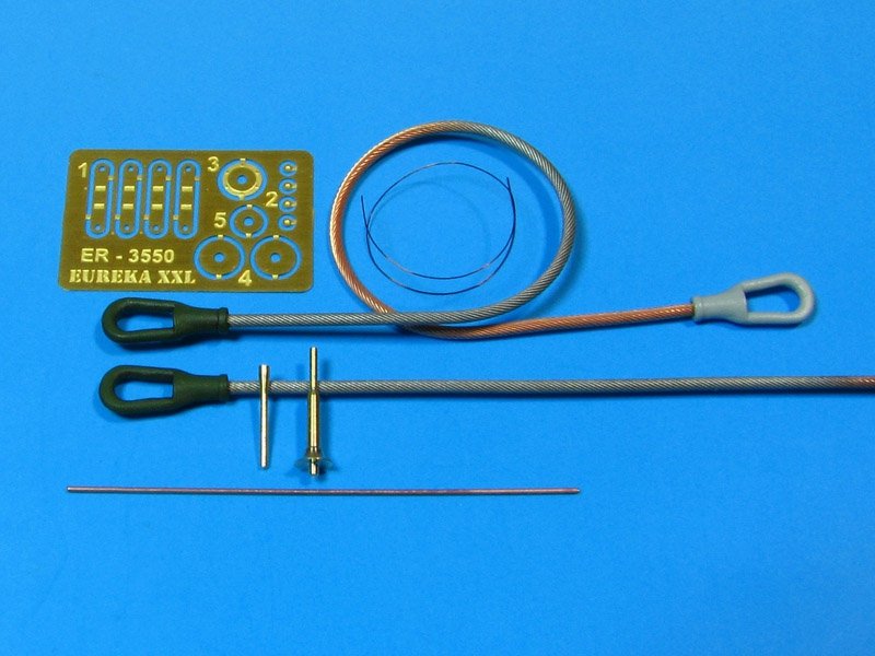 Eureka XXL ER-3550 Towing cable and aerial base for T-90 Russian MBT 1/35 – immagine 2