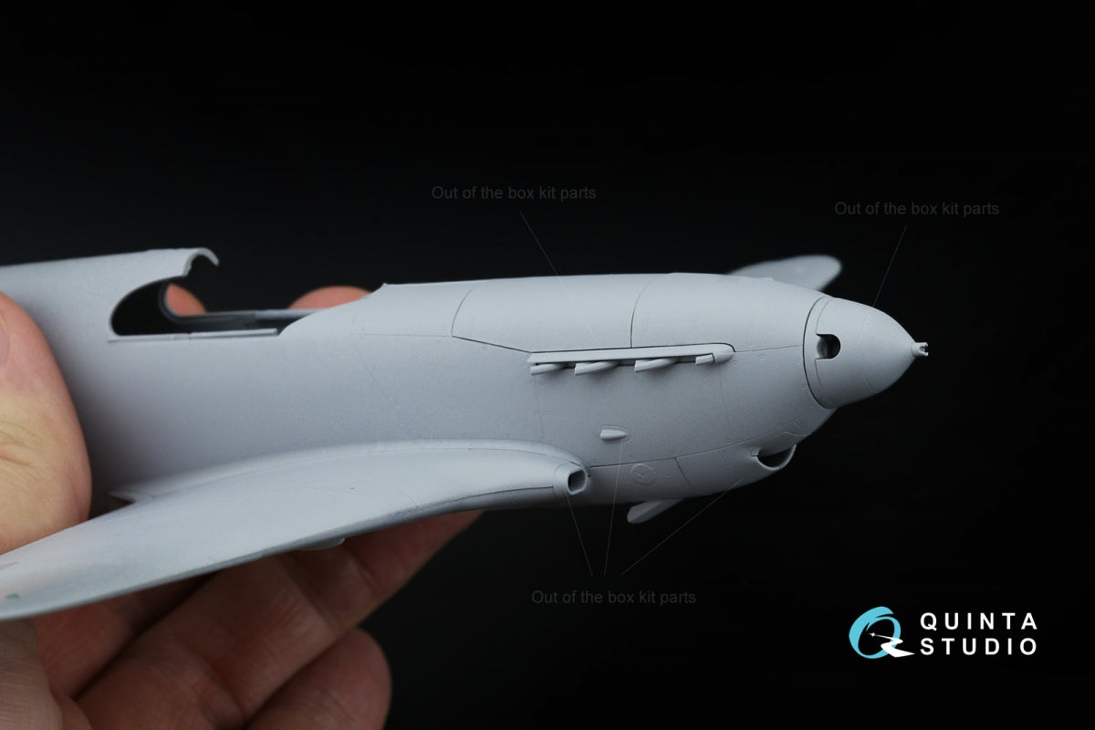 Quinta Studio QT48067 LaGG-3 series 66 Radiators cowls and spinner (Zvezda) 1/48 – imagen 5