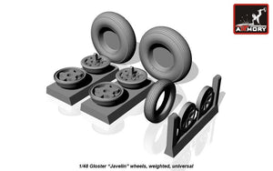 Armory Models AW48401 Gloster Javeline wheels, weighted 1/48 – zdjęcie 4