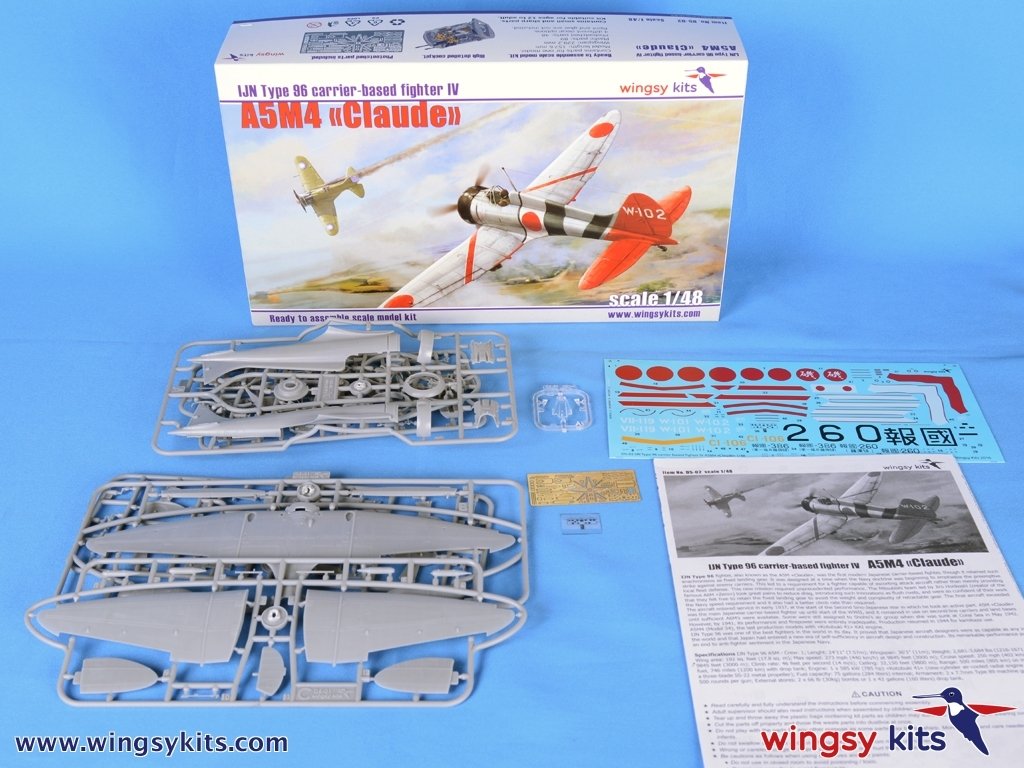 Wingsy Kits D5-02 IJN Type 96 carrier-based fighter IV A5M4 “Claude” 1/48 – image 2