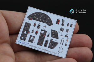 Quinta Studio QD32092 F4U-1D 3D-Printed &amp;amp; coloured Interior on decal paper (Tamiya) 1/32 – zdjęcie 4
