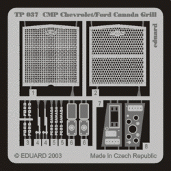 Eduard TP037 CMP Chevrolet/ Ford Canada Grill 1/35 Italeri