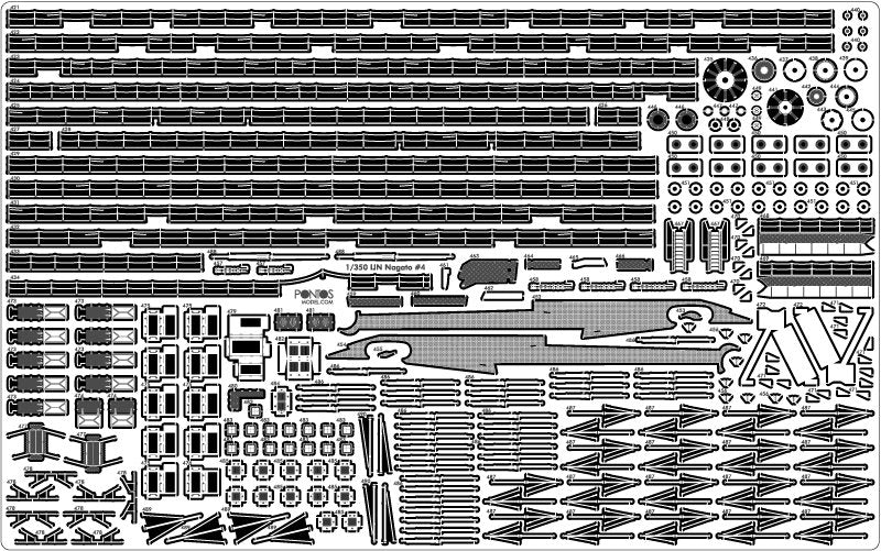 Pontos 35029F1 IJN NAGATO 1941 Detail Up Set 1/350 – zdjęcie 31