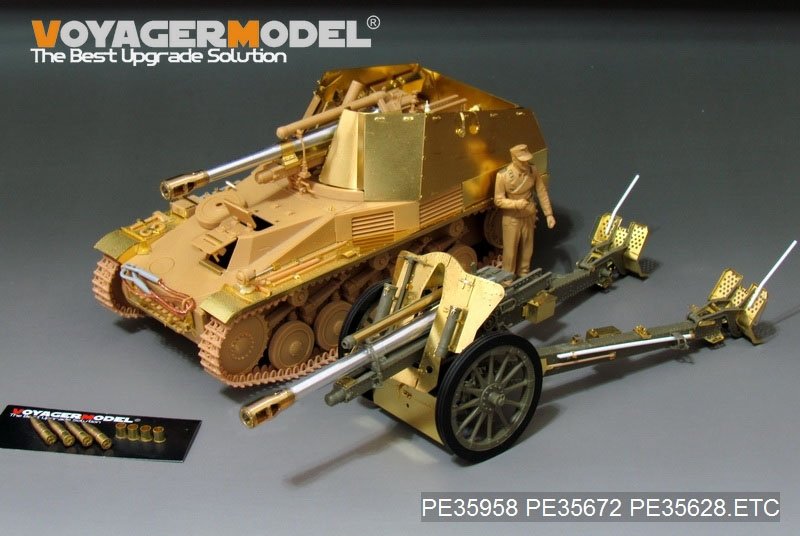 Voyager Model PE35958 WWII German self-propelled howitzer Wespe basic For TAMIYA 35200/35358 1/35 – image 25