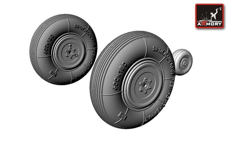Armory Models AW48004 Yakovlev Yak-3 wheels 1/48