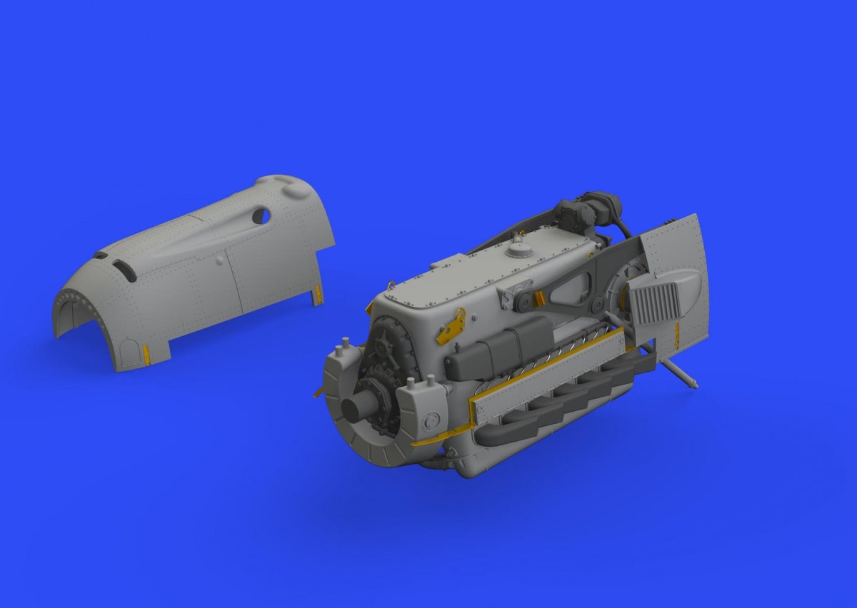 Eduard 632137 Bf 109E engine EDUARD 1/32 – imagen 2