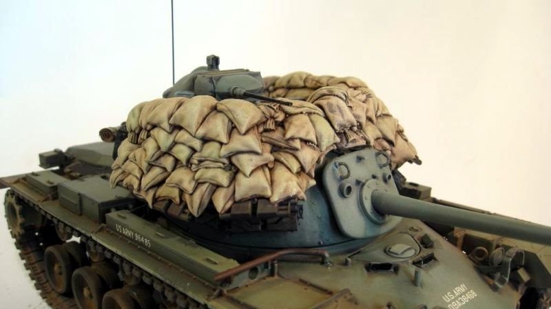 Panzer Art RE35-281 Sand armor &amp;amp; wood screens for M48 Tanks 1/35