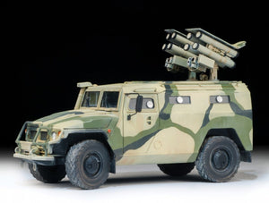Zvezda 3682 GAZ with AT missile system Kornet D 1/35 – image 3