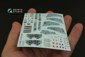 Quinta Studio QD32006 Su-25UB 3D-Printed &amp;amp; coloured Interior on decal paper (for Trumpeter kit) 1/32 – zdjęcie 4