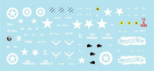 Star Decals 72-A1080 US Armor Mix # 1. US M4A3E8 &amp;#39;Easy Eight&amp;#39; tanks in NV Europe 1944-45 1/72 – Bild 3