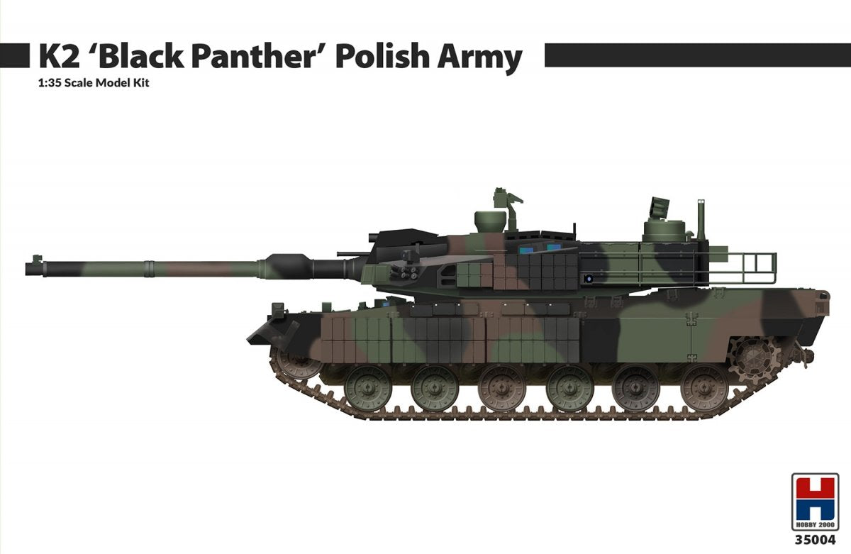 Hobby 2000 35004 K2 "Black Panther" Polish Army ( ACADEMY + CARTOGRAF ) 1/35