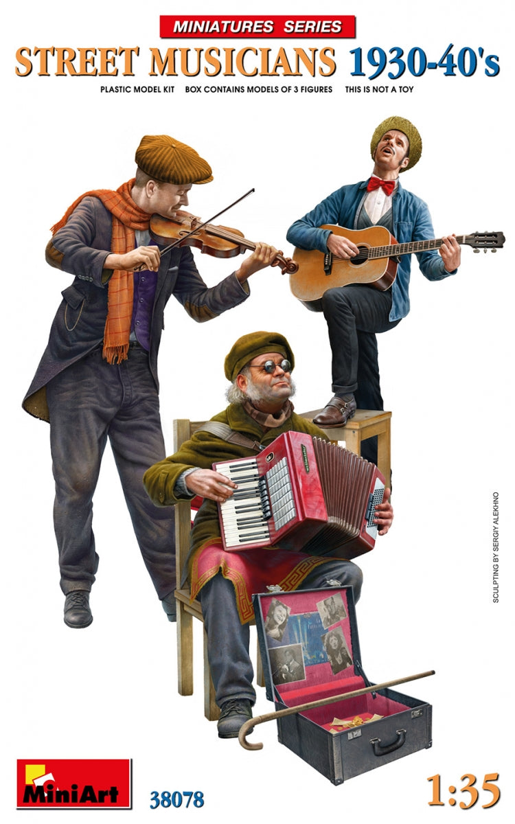 MiniArt 38078 STREET MUSICIANS 1930-40&amp;#39;s 1/35