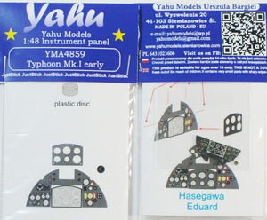 Yahu YMA4859 Typhoon Mk.I Early (Hasegawa, Eduard) 1/48
