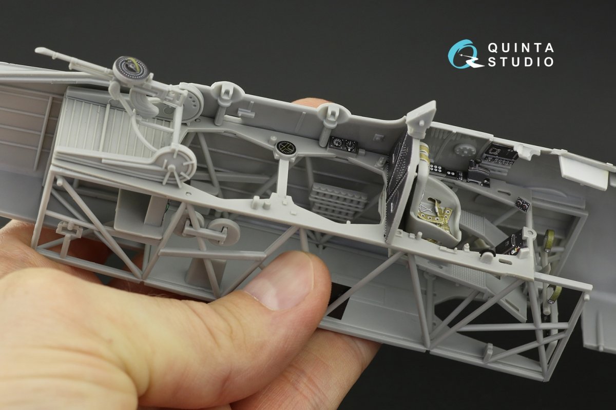 Quinta Studio QD32117 Fairey Swordfish Mk.II 3D-Printed &amp;amp; coloured Interior on decal paper (Trumpeter) 1/32 – zdjęcie 12