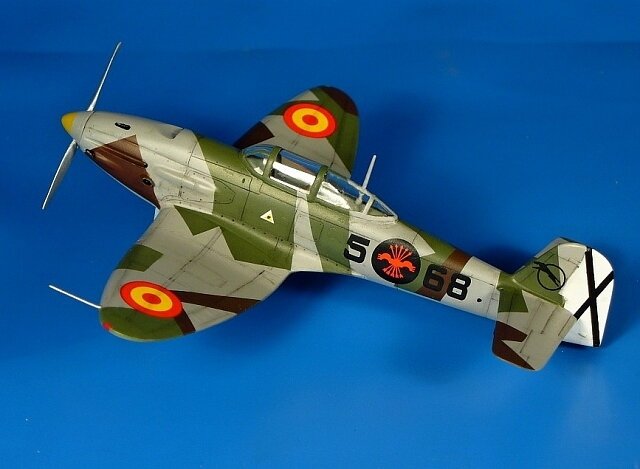 RS Models 92263 Heinkel 112B Spain WWII German Fighter 1/72 – zdjęcie 5