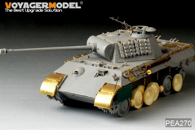 Maquette Voyager PEA270, Jagdpanzer Panther A/G/F allemand de la Seconde Guerre mondiale, roues de route dégradées (GP), échelle 1/35 – image 3