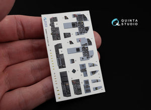 Quinta Studio QD48041 F-15D 3D-Printed &amp;amp; coloured Interior on decal paper (for GWH kit) 1/48 – Bild 6