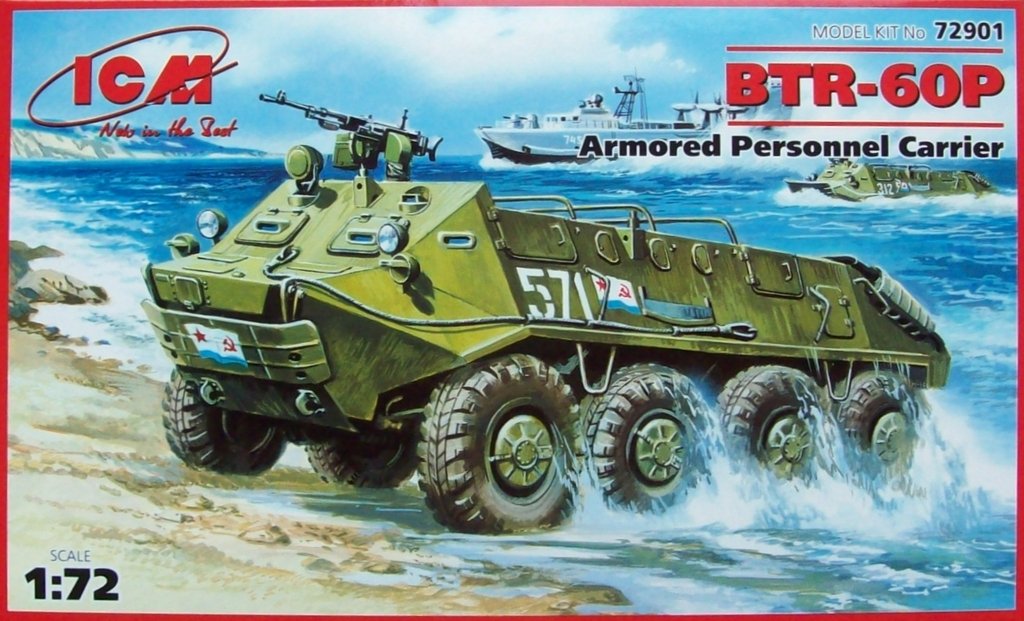 ICM 72901 BTR-60P Véhicule blindé de transport de troupes (1/72)