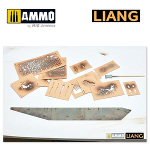 Liang 0004 Handprint &amp;amp; Shoeprint Airbrush Stencils – zdjęcie 6