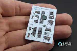 Quinta Studio QD48178 F-14A 3D-Printed &amp;amp; coloured Interior on decal paper (for Hasegawa kit) 1/48 – zdjęcie 11