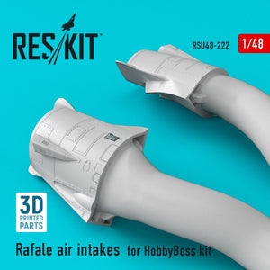 RESKIT RSU48-0222 RAFALE AIR INTAKES FOR HOBBYBOSS KIT (3D PRINTING) 1/48 – image 3
