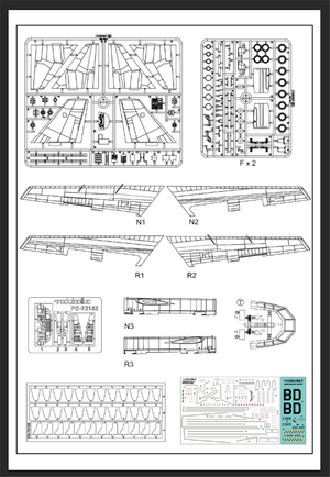 Modelcollect UA72200 B-52H U.S. Stratofortress strategic Bomber 1/72 – zdjęcie 25